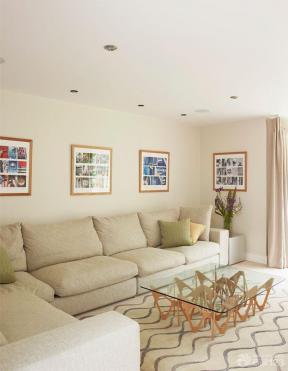 现代设计风格 20平米客厅 时尚客厅 沙发背景墙 玻璃茶几 布艺沙发 软沙发 地毯 
