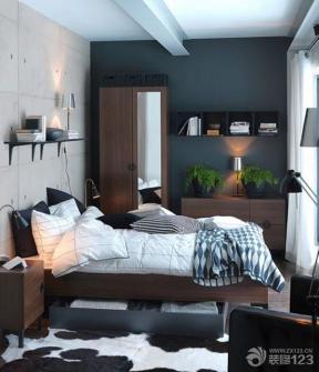 现代设计风格 现代家居 小户型设计 男生卧室 卧室装修风格 