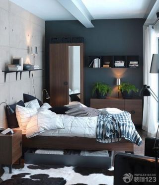 现代简约风格小户型卧室设计效果图欣赏