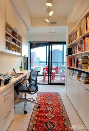 现代设计风格 小户型房子 小书房 书房布置 书房设计 
