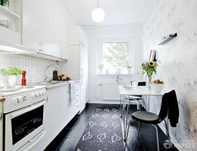 整体厨房 白色橱柜 现代设计风格 45平米小户型 超小户型