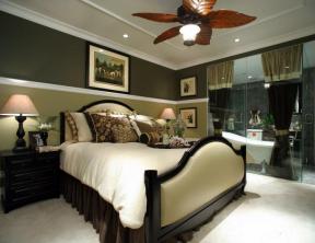 现代美式 主卧室 卧室设计 