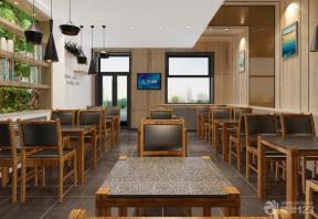 特色饭店 小饭店 靠背椅 小餐桌 现代设计风格 
