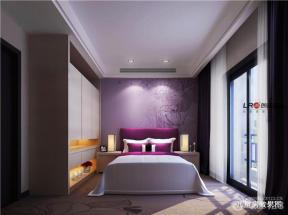 现代设计风格 女生卧室设计 床头背景墙 