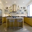现代简约60平米两室一厅最新厨房装修效果图