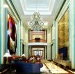 古典欧式风格复式房客厅装潢设计效果图