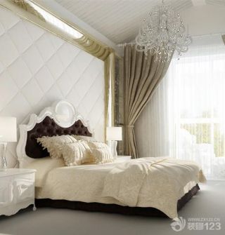 欧式风格60平米两室一厅卧室装修效果图