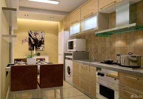 现代设计风格 50平米 两室一厅 厨房餐厅一体 