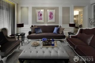 现代简约欧式风格2013家装客厅沙发背景墙效果图