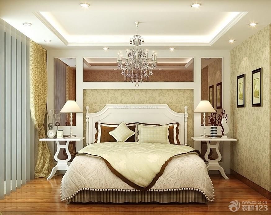 现代简约风格80平米两室一厅卧室家装设计图片