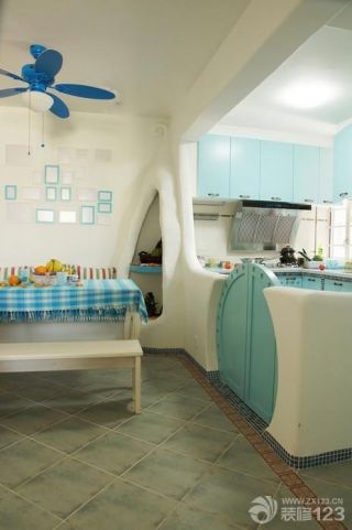 地中海风格小户型厨房装修图片