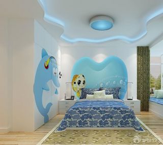 地中海70平米两室一厅儿童房装修设计效果图