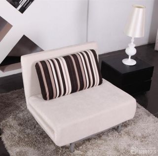 2014时尚简约风格小户型多功能沙发床样板间图片
