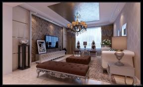 现代简约欧式风格 2013家装客厅效果图 