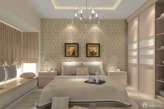 现代简约风格60平米两室一厅家居卧室装修设计效果图