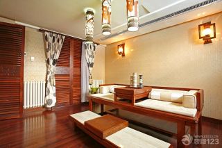 东南亚风格家庭休闲区装修设计图