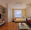 现代简约家装45平米一居室卧室客厅装修设计效果图