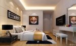 现代简约家装80平米两室一厅卧室装修设计效果图