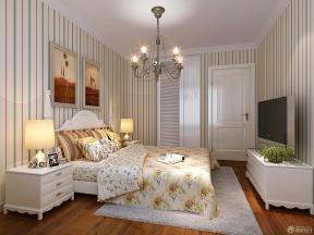 田园风格设计 卧室设计 80平米 两室一厅 