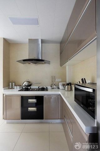 现代风格小户型旧房改造精装修厨房效果图欣赏