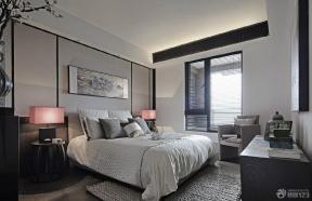 中式风格设计 80平米 三室一厅 卧室装饰 