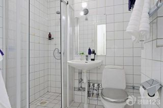现代设计风格小户型卫生间家居装修设计实景图