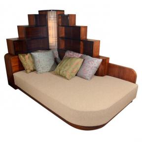 中式实木家具图片 小户型多功能沙发床 