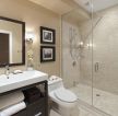 现代风格80平米两室一厅卫浴装修设计效果图片