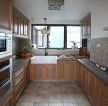美式风格80平米三室一厅厨房装修设计效果图