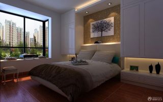 现代风格三居室卧室装修设计效果图