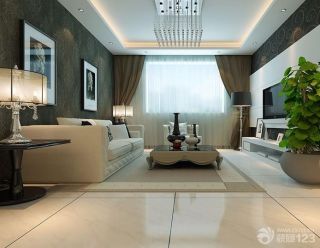 2014最新90平米两居室客厅装修设计效果图