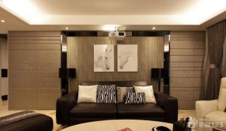 现代简约家具图片家居客厅沙发背景墙装修效果图 