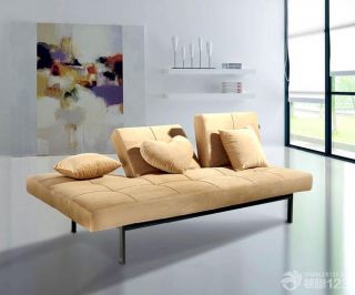 温馨小户型装修多功能沙发床图片