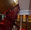 中式风格别墅楼梯装修设计效果图