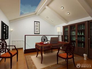 中式风格书房装修效果图欣赏