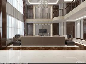 现代客厅 挑高客厅装修效果图 复式房 