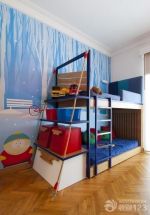 现代风格儿童房卧室装修2014图片欣赏