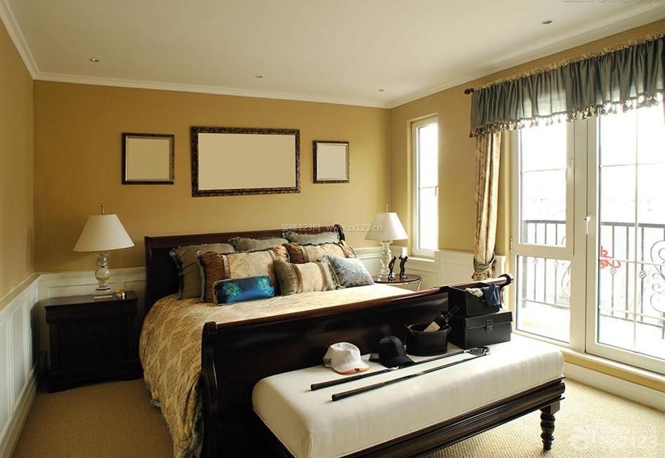2014现代风格设计卧室装修样板间图片
