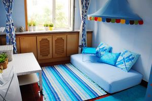 10平米卧室装修设计，地中海风格