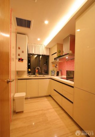 现代风格经典小户型厨房装修实景图欣赏