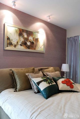 交换空间现代卧室床头装饰画图片欣赏