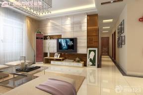 现代设计风格 时尚客厅 瓷砖电视背景墙 