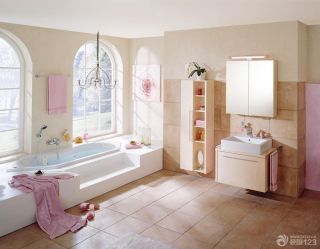 简欧风格别墅室内卫浴装修设计效果图片