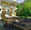 别墅庭院泳池装修设计效果图片