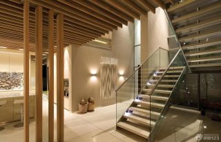 现代风格复式楼楼梯装修设计效果图片