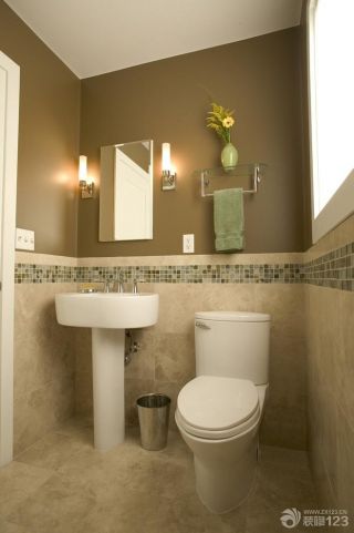 现代简约3平米家庭卫生间装修图片欣赏