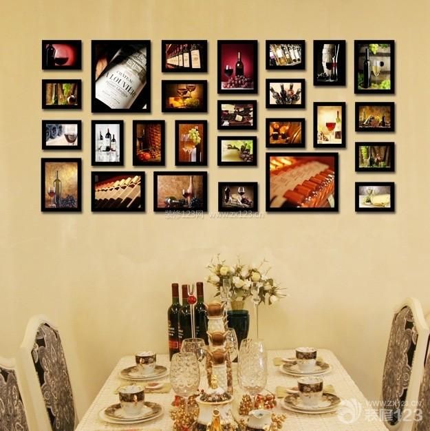 最新餐厅创意照片墙设计图片欣赏
