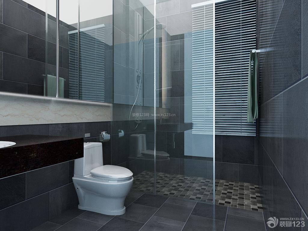 110平米两居室卫生间装修设计效果图片欣赏