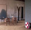个性180平米住房餐厅地面仿古瓷砖装修效果图