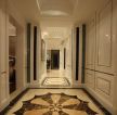 2014最新180平米单层别墅走廊玄关瓷砖拼花贴图